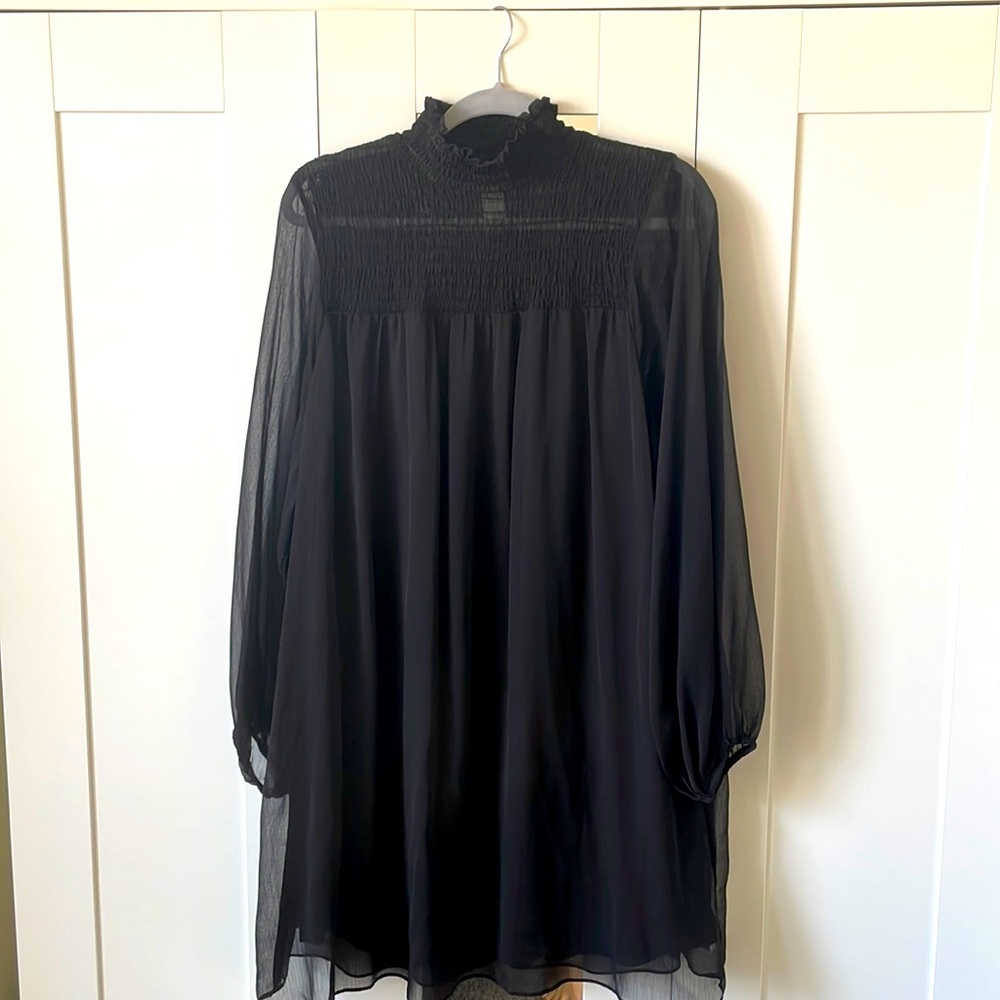 H&M Black turtleneck tunic/dress